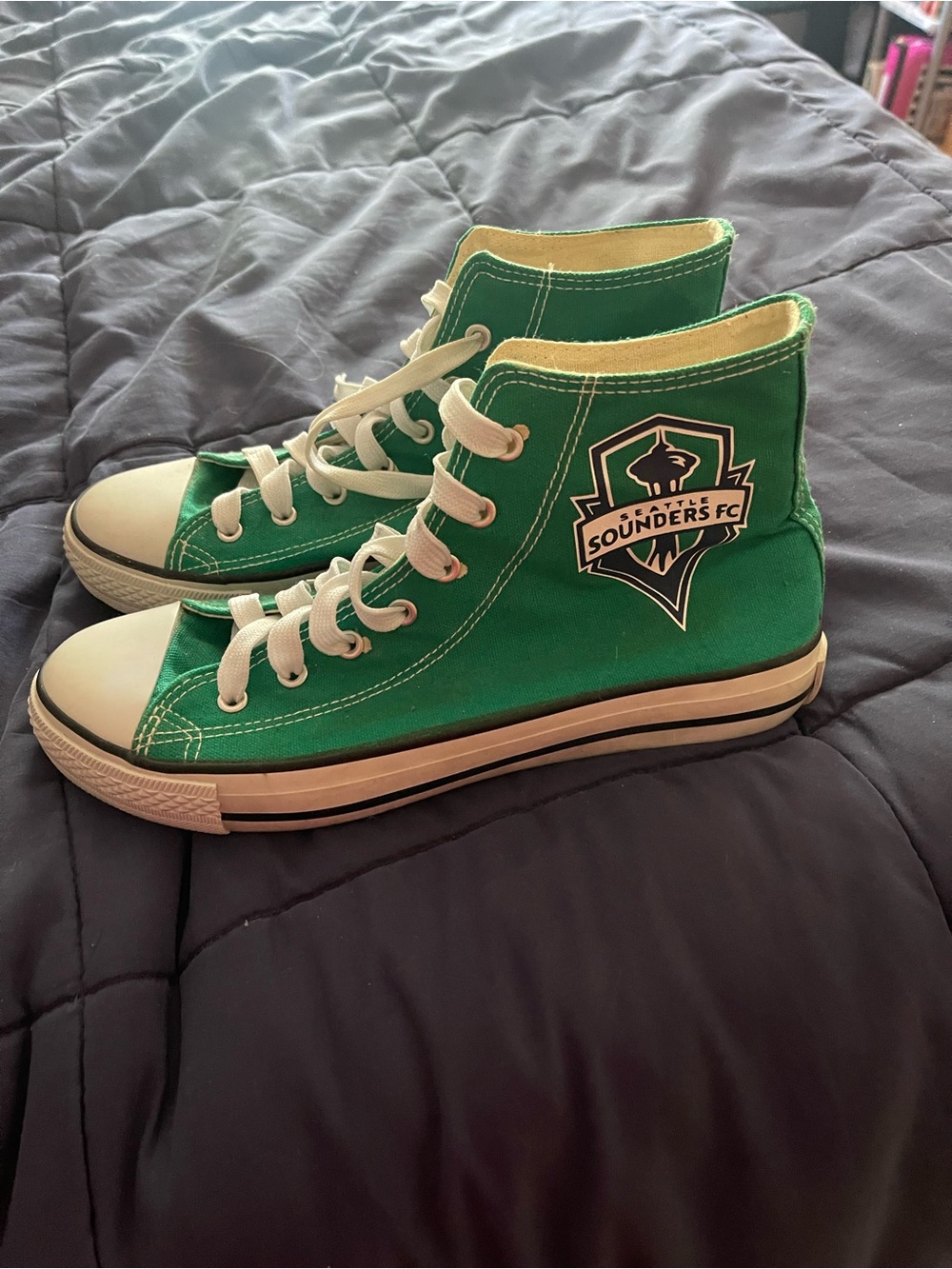 Se7.en Green Seattle Sounders FC High-Top Kids Sneakers